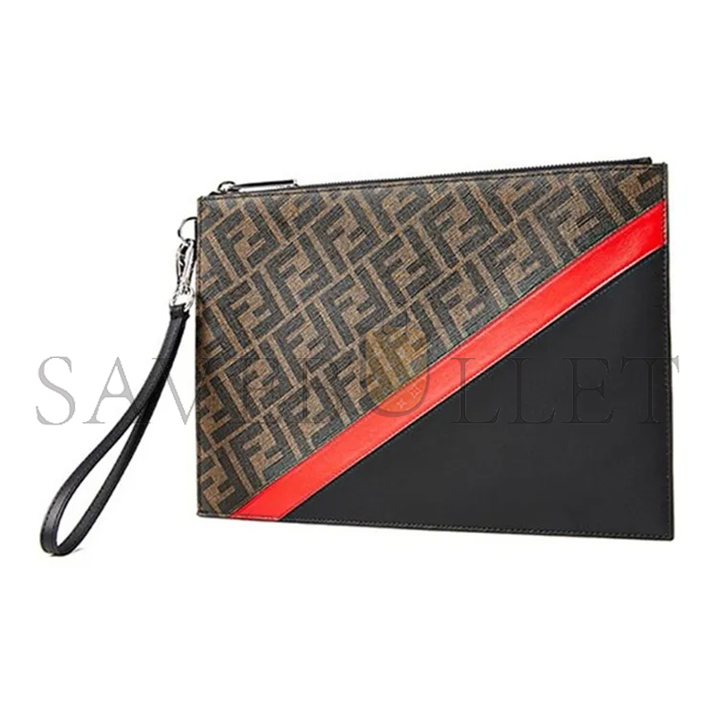 F**di diagonal fabric brown 7n0110a9xsf19p9 (30*20*1.5cm)